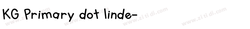 KG Primary dot linde字体转换